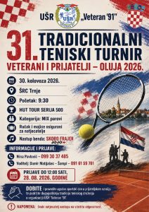 plakat 31 tenis